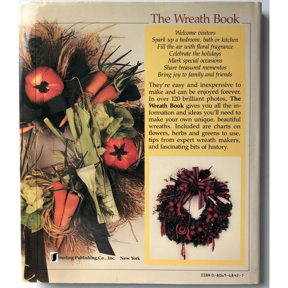 Vintage 1988 The Wreath DIY Hardcover Book - Picture 10 of 10